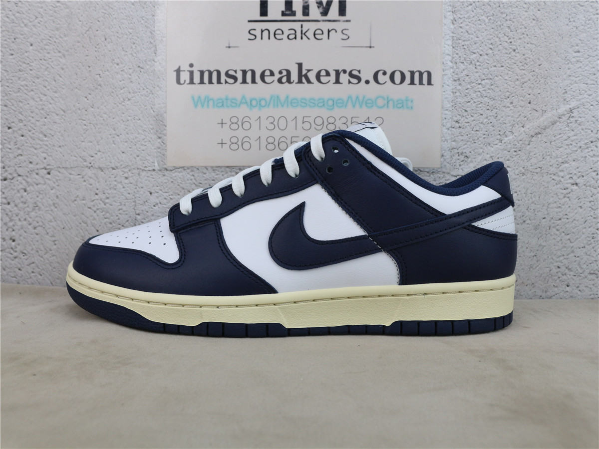 M Batch Nike Dunk Low Vintage Navy DD1503-115